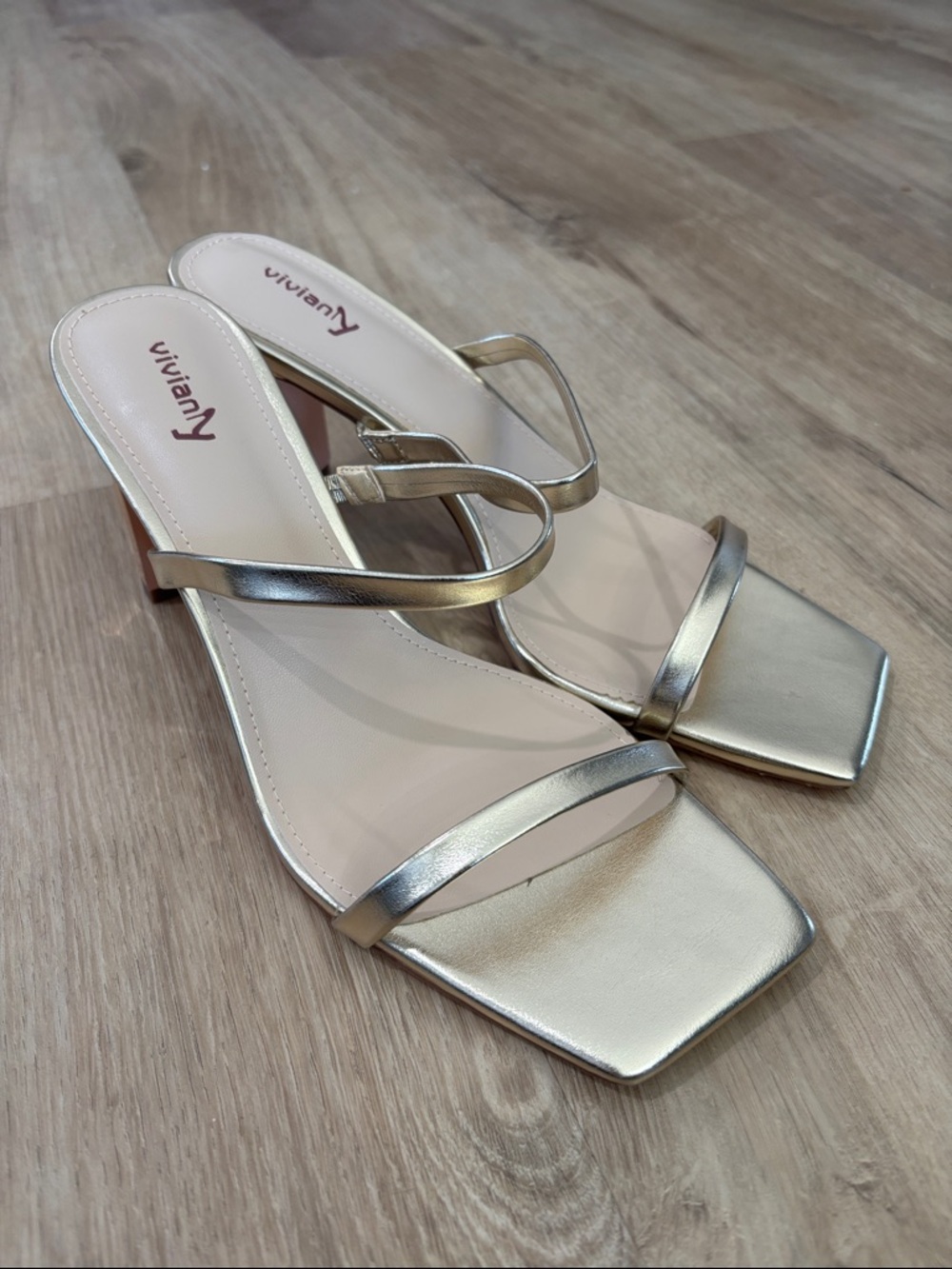 NEW Women’s Vivianly Two Strap Heeled Sandals